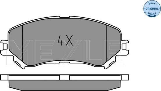 Meyle 025 223 4719 - Set placute frana,frana disc aaoparts.ro