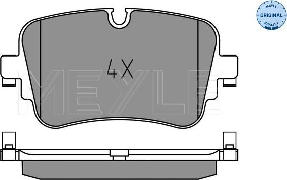 Meyle 025 223 0717 - Set placute frana,frana disc aaoparts.ro