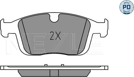 Meyle 025 223 8619/PD - Set placute frana,frana disc aaoparts.ro