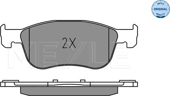 Meyle 025 227 4816 - Set placute frana,frana disc aaoparts.ro