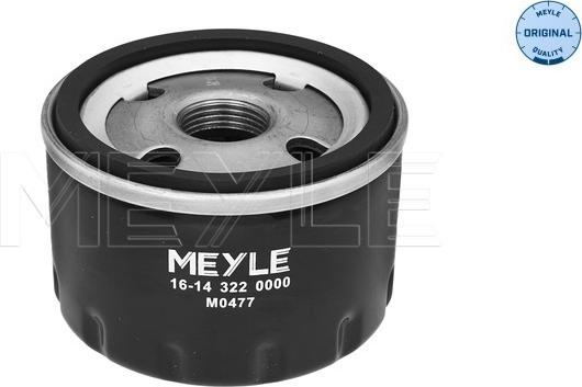 Meyle 16-14 322 0000 - Filtru ulei aaoparts.ro