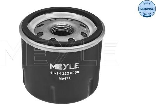 Meyle 16-14 322 0008 - Filtru ulei aaoparts.ro