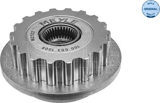 Meyle 100 053 1008 - Fulie, alternator aaoparts.ro