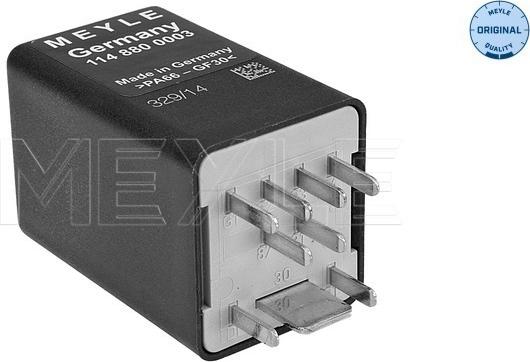 Meyle 114 880 0003 - Unitate de control,bujii incandescente aaoparts.ro