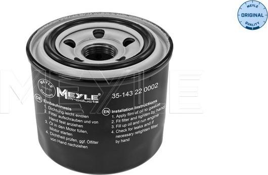 Meyle 35-14 322 0002 - Filtru ulei aaoparts.ro