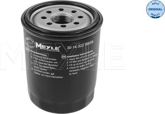 Meyle 30-14 322 0009 - Filtru ulei aaoparts.ro