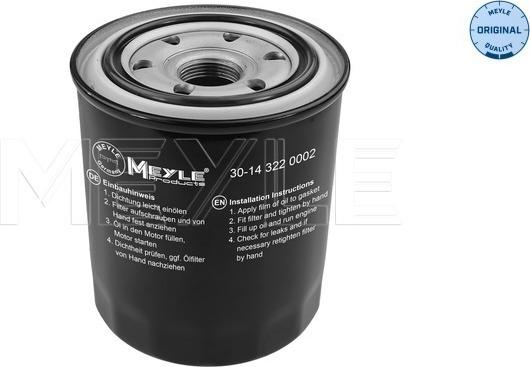 Meyle 30-14 322 0002 - Filtru ulei aaoparts.ro