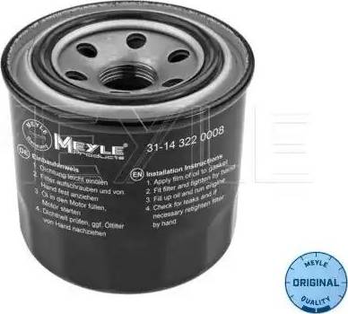 Meyle 31-14 322 0008 - Filtru ulei aaoparts.ro