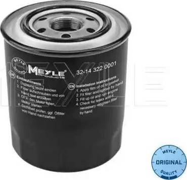 Meyle 32-14 322 0001 - Filtru ulei aaoparts.ro