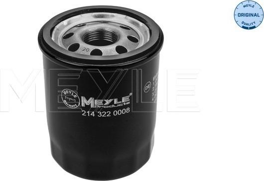 Meyle 214 322 0008 - Filtru ulei aaoparts.ro