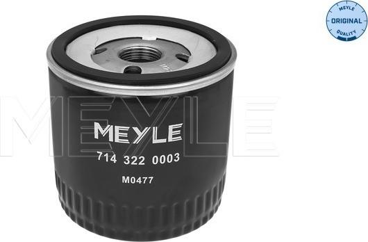 Meyle 714 322 0003 - Filtru ulei aaoparts.ro