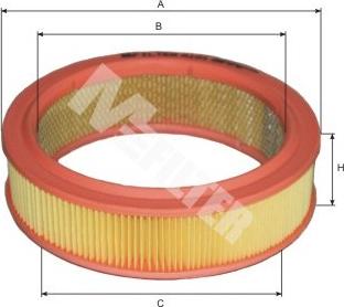 Mfilter A 101 - Filtru aer aaoparts.ro