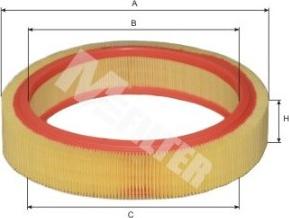 Mfilter A 117 - Filtru aer aaoparts.ro