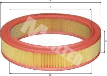 Mfilter A 123 - Filtru aer aaoparts.ro