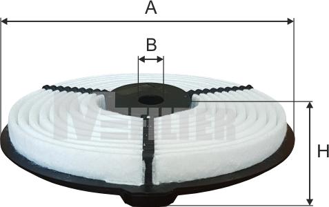 Mfilter A 8091 - Filtru aer aaoparts.ro