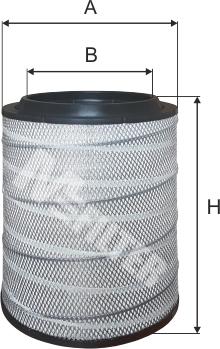 Mfilter A 8092 - Filtru aer aaoparts.ro
