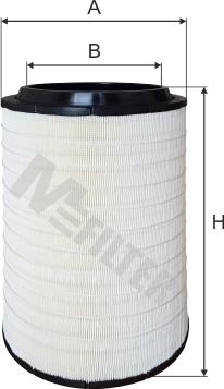 Mfilter A 8019 - Filtru aer aaoparts.ro