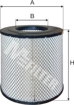 Mfilter A 8022 - Filtru aer aaoparts.ro