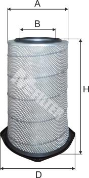 Mfilter A 288 - Filtru aer aaoparts.ro
