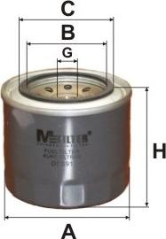 Mfilter DF 691 - Filtru combustibil aaoparts.ro