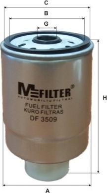Mfilter DF 3509 - Filtru combustibil aaoparts.ro