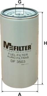 Mfilter DF 3503 - Filtru combustibil aaoparts.ro