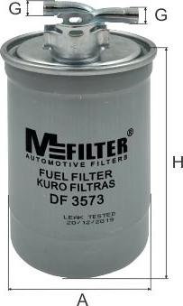 Mfilter DF 3573 - Filtru combustibil aaoparts.ro