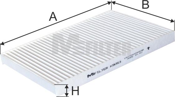 Mfilter K 9053 - Filtru, aer habitaclu aaoparts.ro