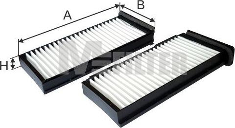 Mfilter K 9140-2 - Filtru, aer habitaclu aaoparts.ro
