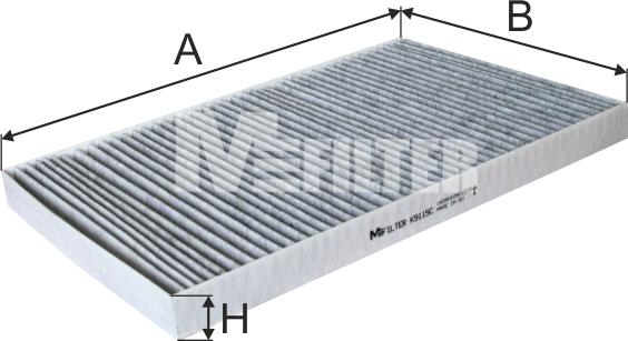 Mfilter K 9115C - Filtru, aer habitaclu aaoparts.ro