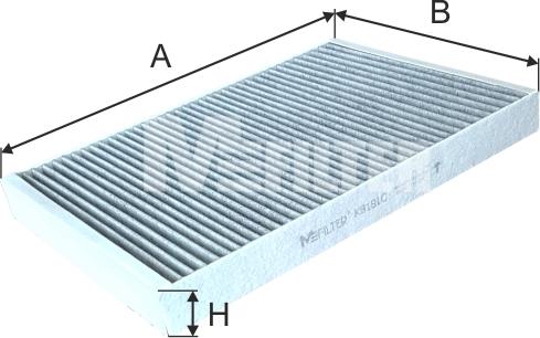 Mfilter K 9181C - Filtru, aer habitaclu aaoparts.ro