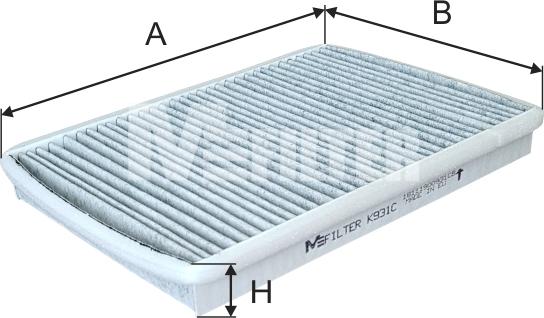 Mfilter K 931C - Filtru, aer habitaclu aaoparts.ro