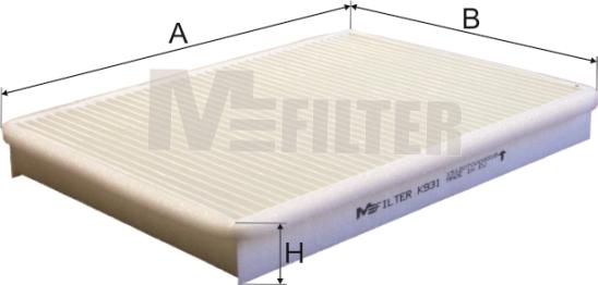 Mfilter K 931 - Filtru, aer habitaclu aaoparts.ro