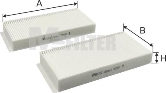 Mfilter K 9246-2 - Filtru, aer habitaclu aaoparts.ro