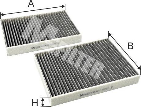 Mfilter K 9204C-2 - Filtru, aer habitaclu aaoparts.ro