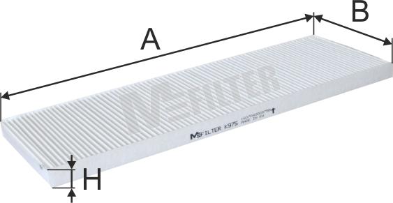 Mfilter K 975 - Filtru, aer habitaclu aaoparts.ro