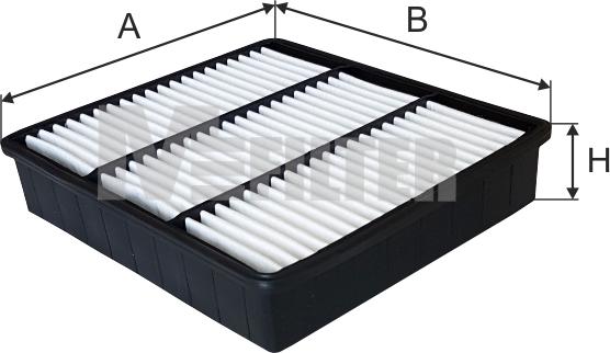 Mfilter K 489 - Filtru aer aaoparts.ro