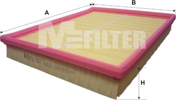 Mfilter K 421 - Filtru aer aaoparts.ro