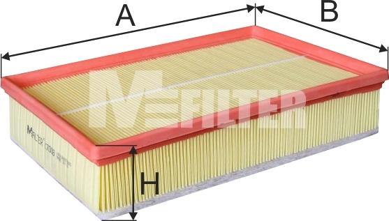 Mfilter K 7008 - Filtru aer aaoparts.ro
