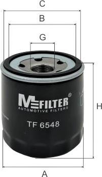 Mfilter TF 6548 - Filtru ulei aaoparts.ro