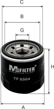 Mfilter TF 6564 - Filtru ulei aaoparts.ro