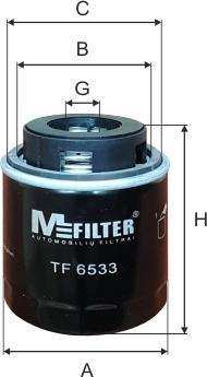 Mfilter TF 6533 - Filtru ulei aaoparts.ro