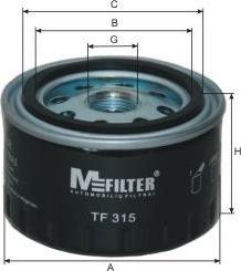 Mfilter TF 315 - Filtru ulei aaoparts.ro