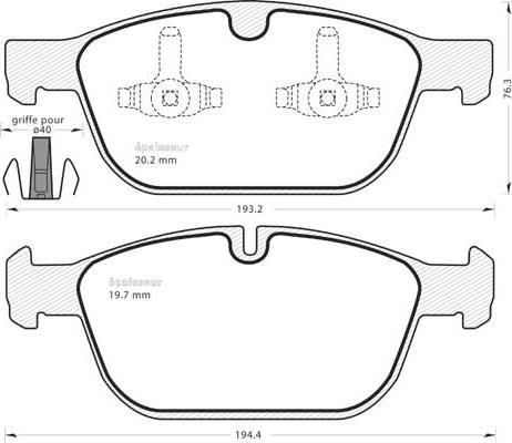 Volvo 32 373 162 - Set placute frana,frana disc aaoparts.ro