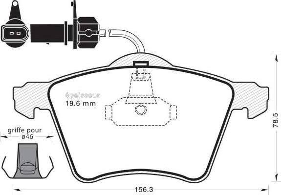 J&S Automotive VBP2648 - Set placute frana,frana disc aaoparts.ro