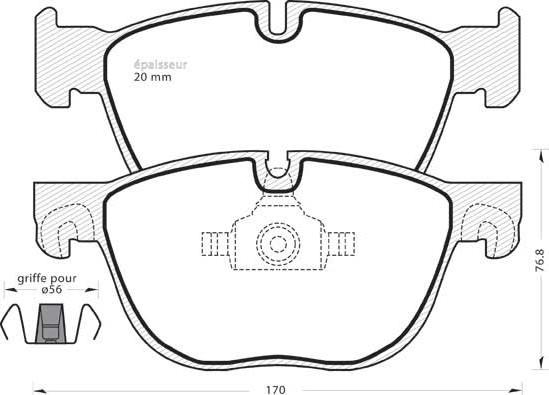 TRW GDB1726BTE - Set placute frana,frana disc aaoparts.ro