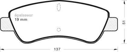 MGA 493 - Set placute frana,frana disc aaoparts.ro