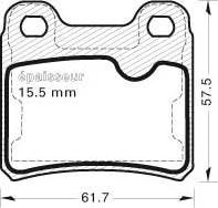 MGA 409 - Set placute frana,frana disc aaoparts.ro