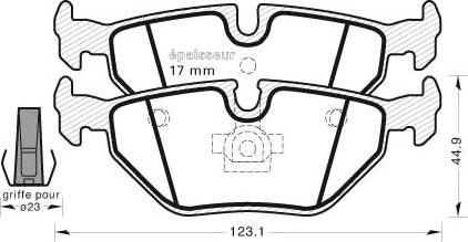 MGA 479 - Set placute frana,frana disc aaoparts.ro
