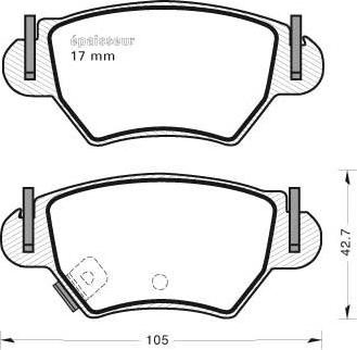 MASTER-SPORT GERMANY 13046113522N-SET-MS - Set placute frana,frana disc aaoparts.ro